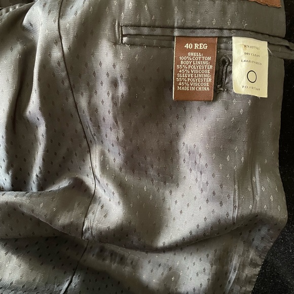 PERRY ELLIS Velvet Blazer - Picture 4 of 5